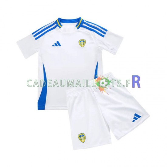 Leeds United Maillot avec flocage Domicile 2024-2025 ,Tenue Enfant MC