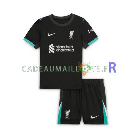 Liverpool Maillot avec flocage Extérieur 2024-2025 ,Tenue Enfant MC