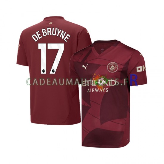 Manchester City Maillot avec flocage DE BRUYNE 17 3ème 2024-2025 ,Homme MC