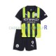 Manchester City Maillot avec flocage Haaland 9 Extérieur 2024-2025 ,Tenue Enfant MC