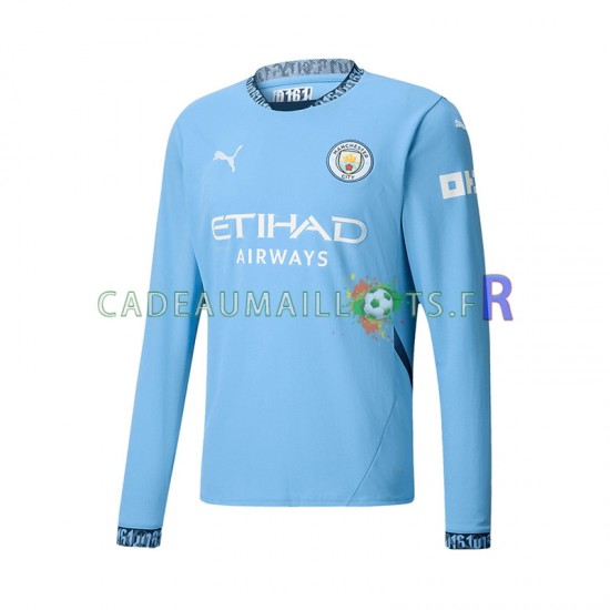 Manchester City Maillot avec flocage Domicile 2024-2025 ,Homme ML