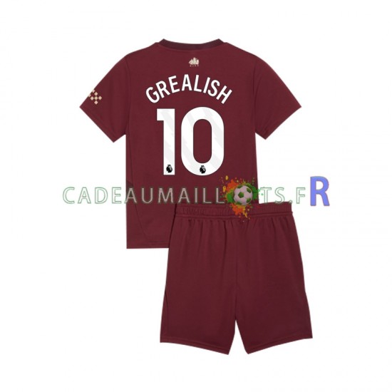 Manchester City Maillot avec flocage Jack Grealish 10 3ème 2024-2025 ,Tenue Enfant MC