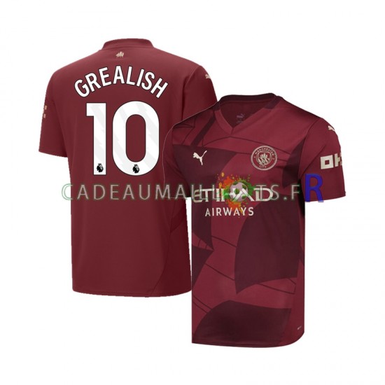 Manchester City Maillot avec flocage Jack Grealish 10 3ème 2024-2025 ,Homme MC