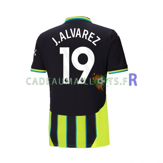 Manchester City Maillot avec flocage Julian Alvarez 19 Extérieur 2024-2025 ,Homme MC