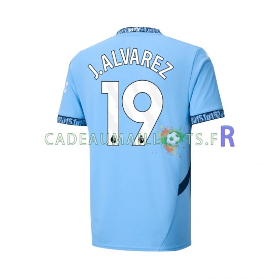 Manchester City Maillot avec flocage Julian Alvarez 19 Domicile 2024-2025 ,Homme MC