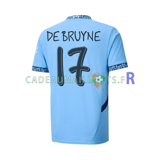 Manchester City Maillot avec flocage UCL Font DE BRUYNE 17 Domicile 2024-2025 ,Homme MC