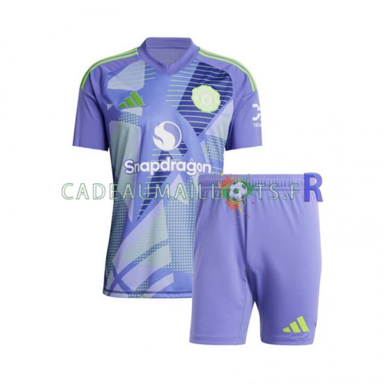 Manchester United Maillot avec flocage Gardien Domicile 2024-2025 ,Tenue Enfant MC