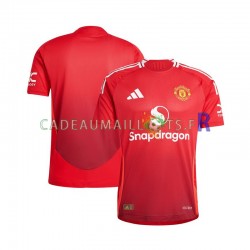 Manchester United Maillot avec flocage Rouge Domicile 2024-2025 ,Homme MC Manchester United Maillot avec flocage Rouge Domicile 2024-2025 ,Homme MC