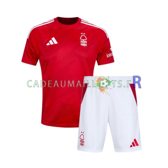 Nottingham Forest Maillot avec flocage Domicile 2024-2025 ,Tenue Enfant MC