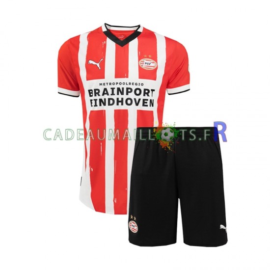 PSV Eindhoven Maillot avec flocage Domicile 2024-2025 ,Tenue Enfant MC