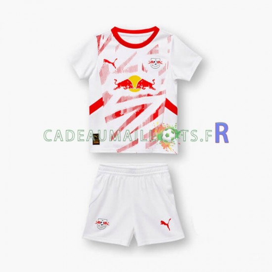 RB Leipzig Maillot avec flocage Domicile 2024-2025 ,Tenue Enfant MC