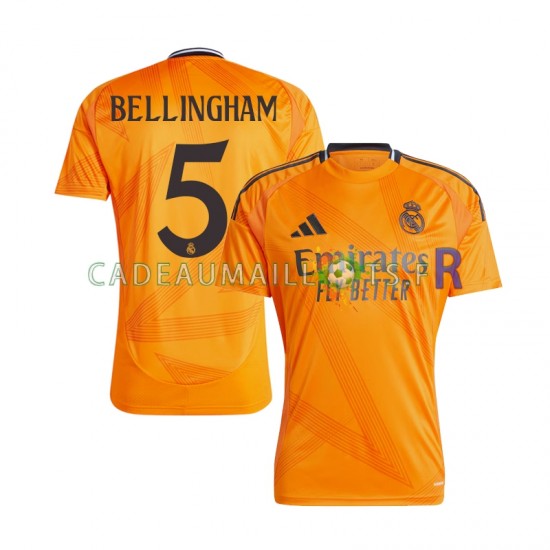 Real Madrid Maillot avec flocage BELLINGHAM 5 Extérieur 2024-2025 ,Homme MC