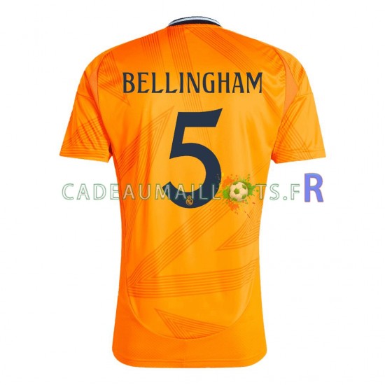 Real Madrid Maillot avec flocage BELLINGHAM 5 Extérieur 2024-2025 ,Homme MC