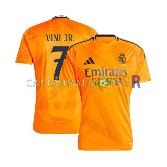 Real Madrid Maillot avec flocage VINI JR 7 Extérieur 2024-2025 ,Homme MC