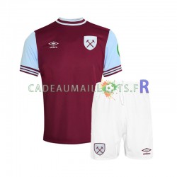 West Ham United Maillot avec flocage Domicile 2024-2025 ,Tenue Enfant MC