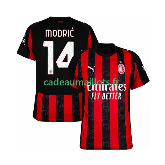AC Milan Maillot avec flocage Modrić Luca 14 Domicile 2025-2026 ,Homme MC AC Milan Maillot avec flocage Modrić Luca 14 Domicile 2025-2026 ,Homme MC
