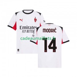 AC Milan Maillot avec flocage Modrić Luka 14 Extérieur 2025-2026 ,Homme MC