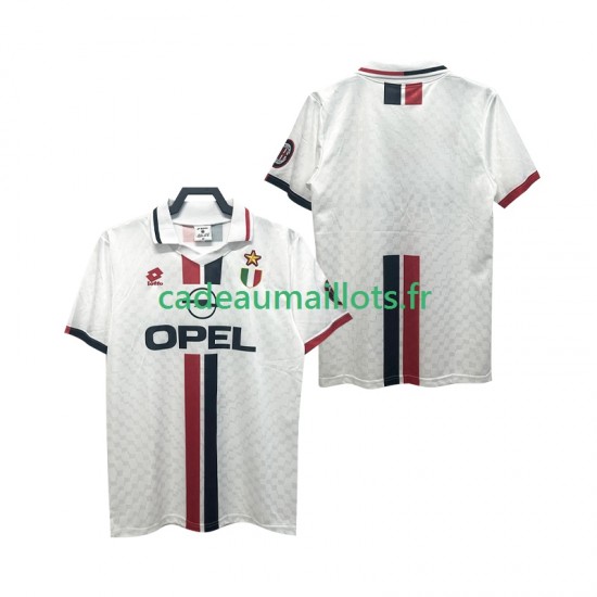 AC Milan Maillot avec flocage Rétro Extérieur 1996 2004 ,Homme MC