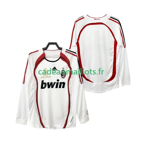 AC Milan Maillot avec flocage Rétro Extérieur 2006 2007 ,Homme ML