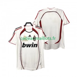 AC Milan Maillot avec flocage Rétro Extérieur 2006 2007 ,Homme MC