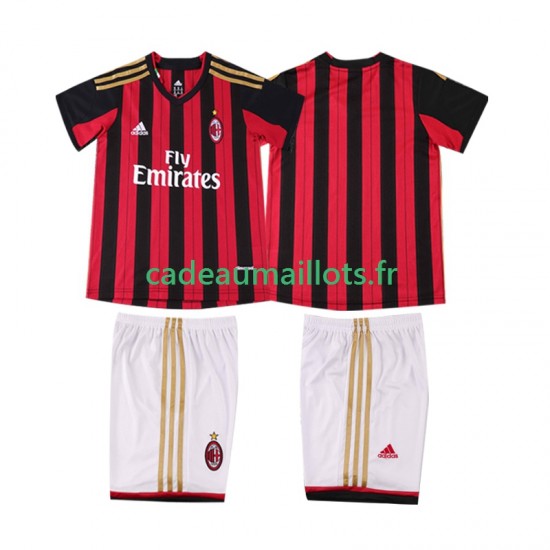 AC Milan Maillot avec flocage Rétro Domicile 2013 2014 ,Tenue Enfant MC