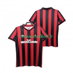 AC Milan Maillot avec flocage Rétro Domicile 1990 1991 ,Homme MC