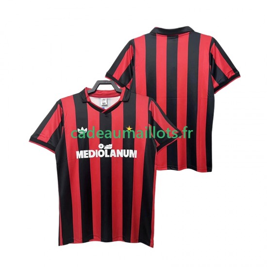 AC Milan Maillot avec flocage Rétro Domicile 1990 1991 ,Homme MC