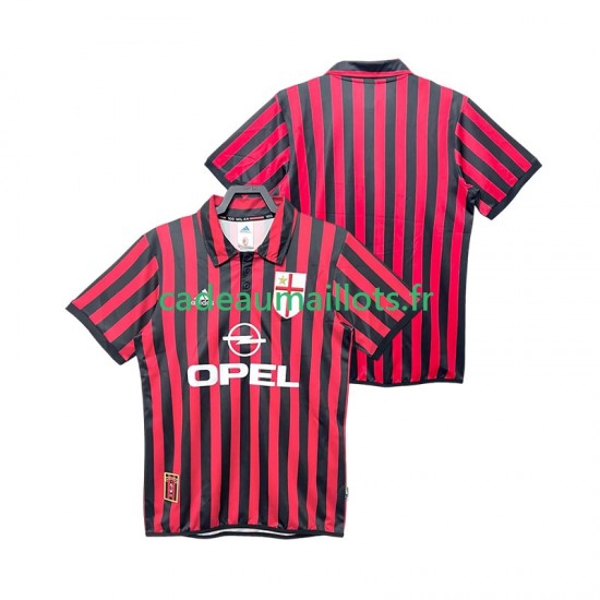 AC Milan Maillot avec flocage Rétro Domicile 2002 2022 ,Homme MC