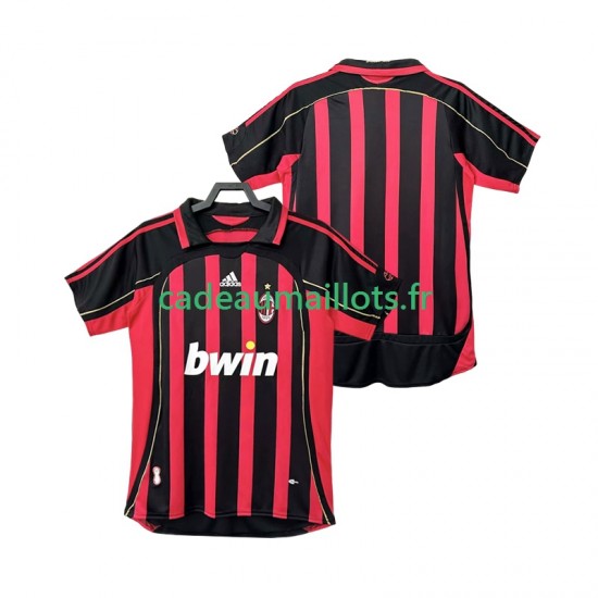 AC Milan Maillot avec flocage Rétro Domicile 2006 2007 ,Homme MC