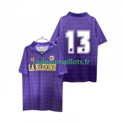 Fiorentina Maillot avec flocage 13 Rétro Domicile 1989 1990 ,Homme MC