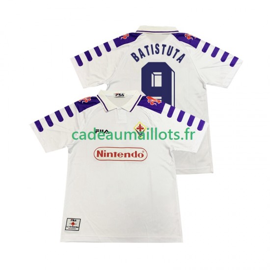 Fiorentina Maillot avec flocage BASTUTA 9 Rétro Extérieur 1988 2002 ,Homme MC