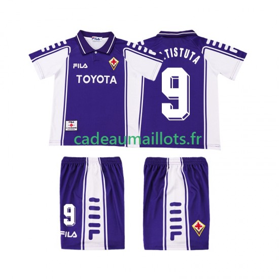 Fiorentina Maillot avec flocage BASTUTA 9 Rétro Domicile 2002 2022 ,Tenue Enfant MC Fiorentina Maillot avec flocage BASTUTA 9 Rétro Domicile 2002 2022 ,Tenue Enfant MC