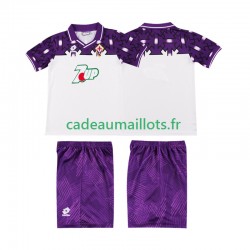Fiorentina Maillot avec flocage Rétro Extérieur 1992 1993 ,Tenue Enfant MC