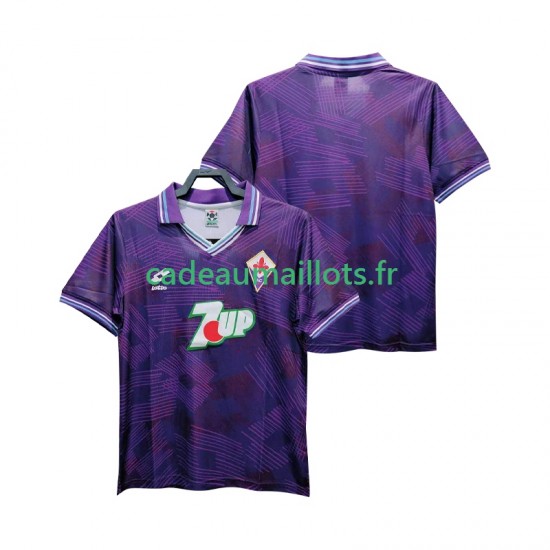 Fiorentina Maillot avec flocage Rétro Domicile 1992 1993 ,Homme MC