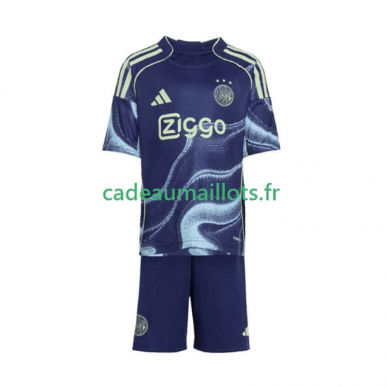 Ajax Amsterdam Maillot avec flocage Extérieur 2025-2026 ,Tenue Enfant MC