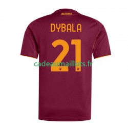 AS Rome Maillot avec flocage Dybala 21 Domicile 2025-2026 ,Homme MC