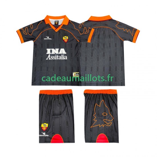 AS Rome Maillot avec flocage Rétro Extérieur 2002 2022 ,Tenue Enfant MC
