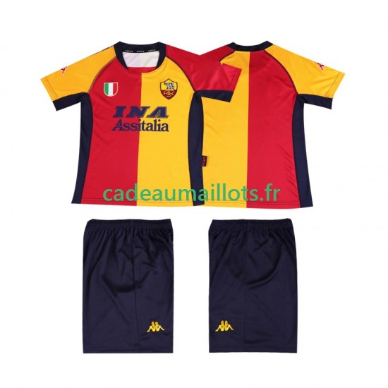 AS Rome Maillot avec flocage Rétro Domicile 2011 ,Tenue Enfant MC