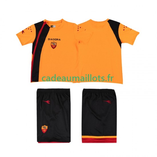 AS Rome Maillot avec flocage Rétro Domicile 2005-2006 ,Tenue Enfant MC