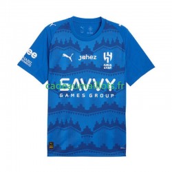 Al Hilal Maillot avec flocage Domicile 2025-2026 ,Homme MC
