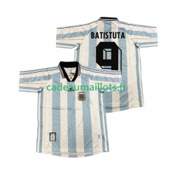 Argentine Maillot avec flocage BATISUTA 9 Rétro Domicile 1988 ,Homme MC