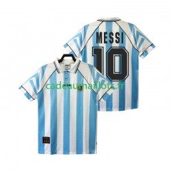 Argentine Maillot avec flocage Lionel Messi 10 Rétro Domicile 1996 2004 ,Homme MC