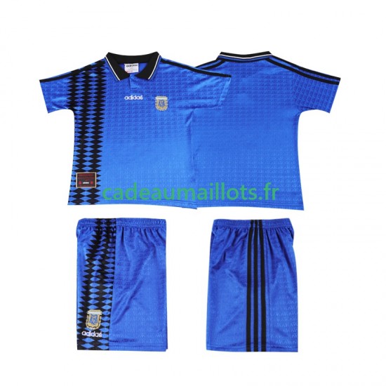 Argentine Maillot avec flocage Rétro Extérieur 1994 ,Tenue Enfant MC