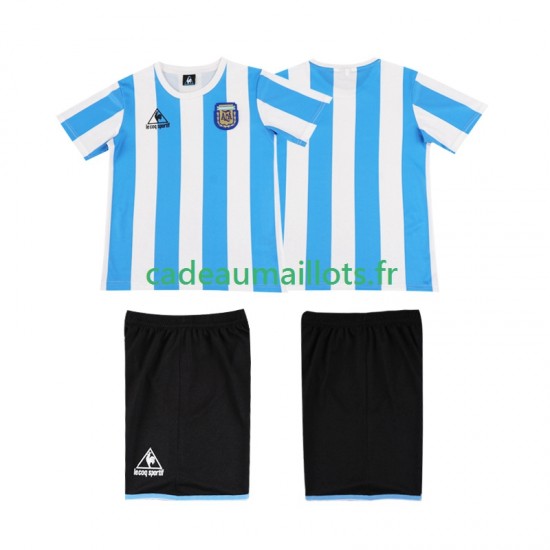 Argentine Maillot avec flocage Rétro Domicile 1986 ,Tenue Enfant MC