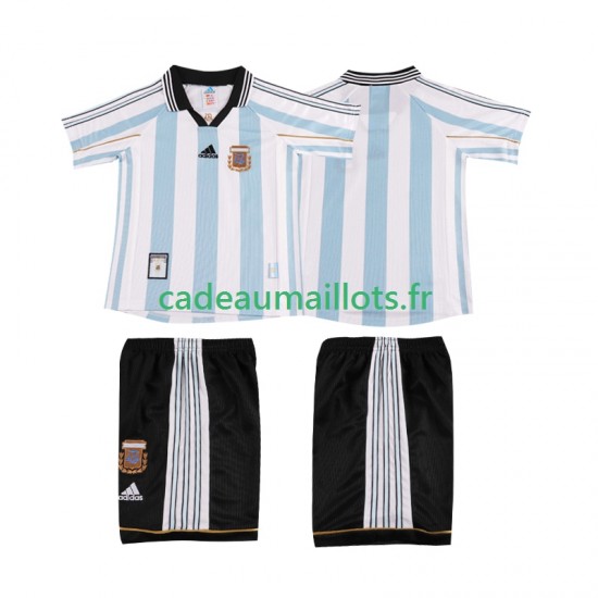 Argentine Maillot avec flocage Rétro Domicile 1988 ,Tenue Enfant MC