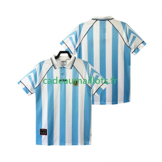 Argentine Maillot avec flocage Rétro Domicile 1996 2004 ,Homme MC