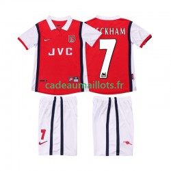 Arsenal Maillot avec flocage BECKHAM 7 Rétro Domicile 1988 2002 ,Tenue Enfant MC Arsenal Maillot avec flocage BECKHAM 7 Rétro Domicile 1988 2002 ,Tenue Enfant MC