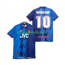 Arsenal Maillot avec flocage BERGKAMP 10 Rétro Extérieur 1995 1996 ,Homme MC