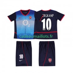 Arsenal Maillot avec flocage BERGKAMP 10 Rétro Extérieur 2010 1999 ,Tenue Enfant MC