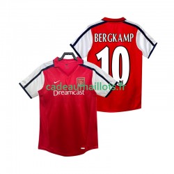 Arsenal Maillot avec flocage BERGKAMP 10 Rétro Domicile 2011 2010 ,Homme MC